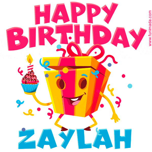 Funny Happy Birthday Zaylah GIF