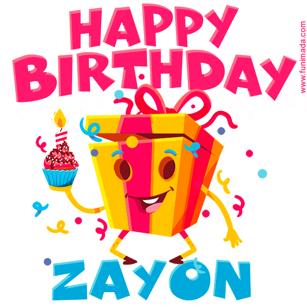 Funny Happy Birthday Zayon GIF