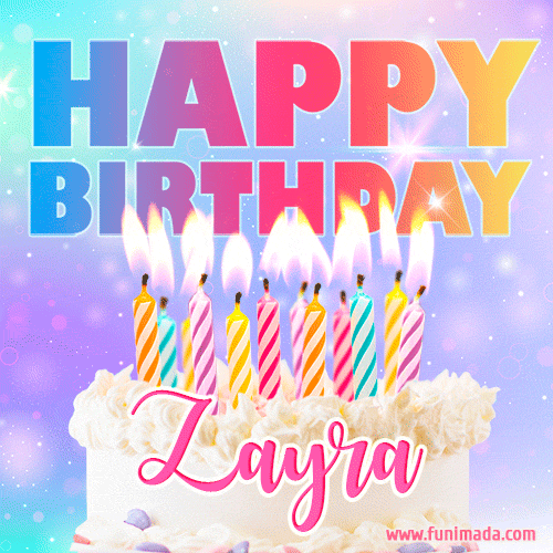 Funny Happy Birthday Zayra GIF