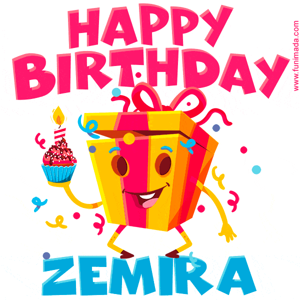 Funny Happy Birthday Zemira GIF