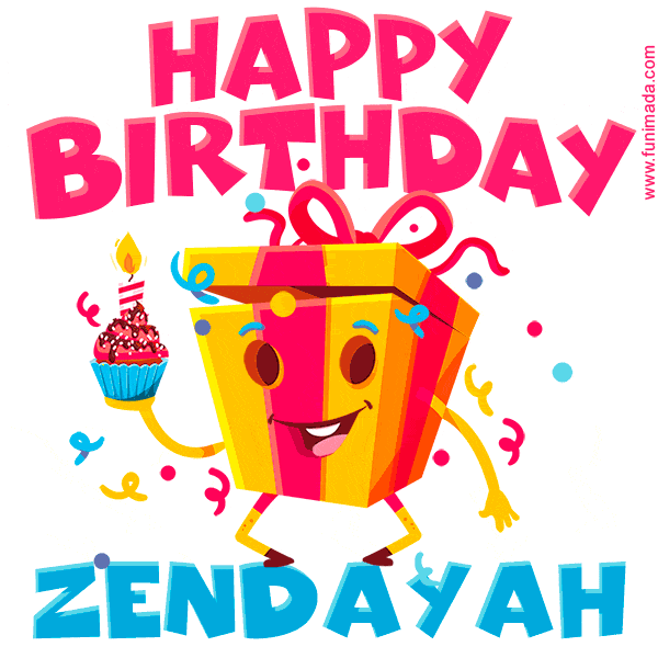 Funny Happy Birthday Zendayah GIF