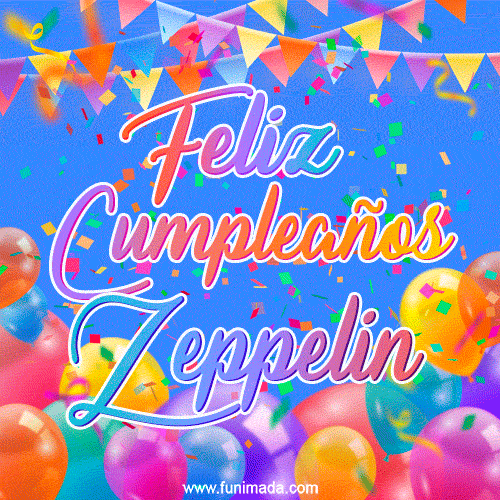 Feliz Cumpleaños Zeppelin (GIF)