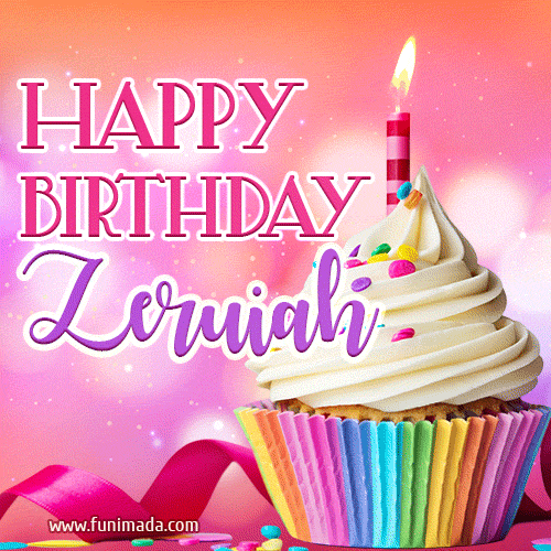 Happy Birthday Zeruiah - Lovely Animated GIF