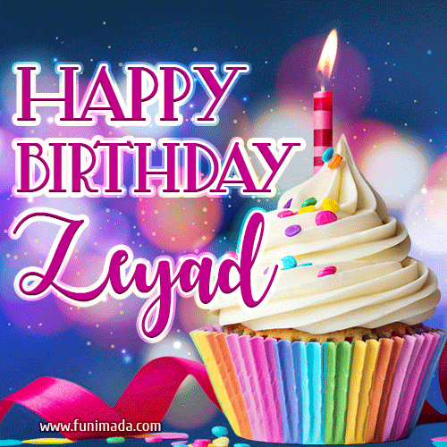 Happy Birthday Zeyad - Lovely Animated GIF