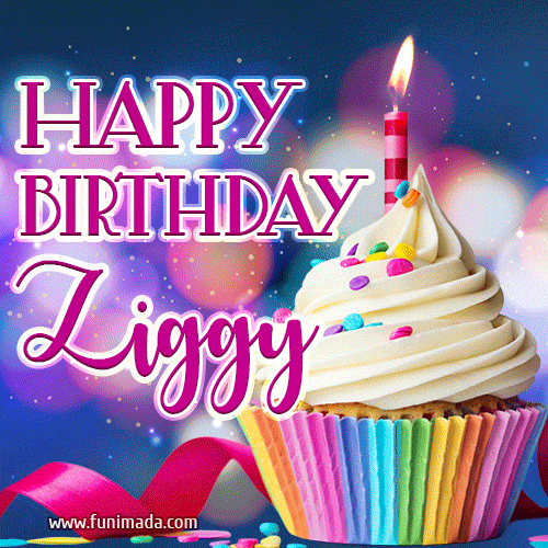 Happy Birthday Ziggy - Lovely Animated GIF