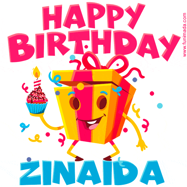 Funny Happy Birthday Zinaida GIF