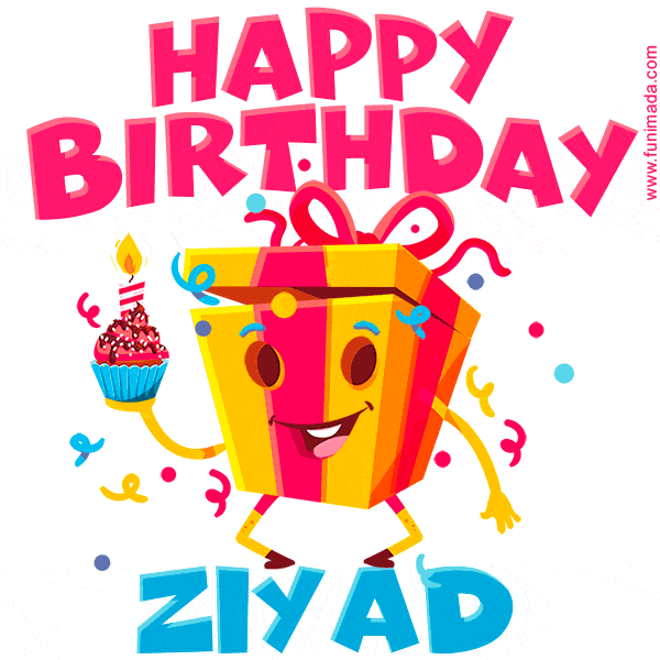 Funny Happy Birthday Ziyad GIF