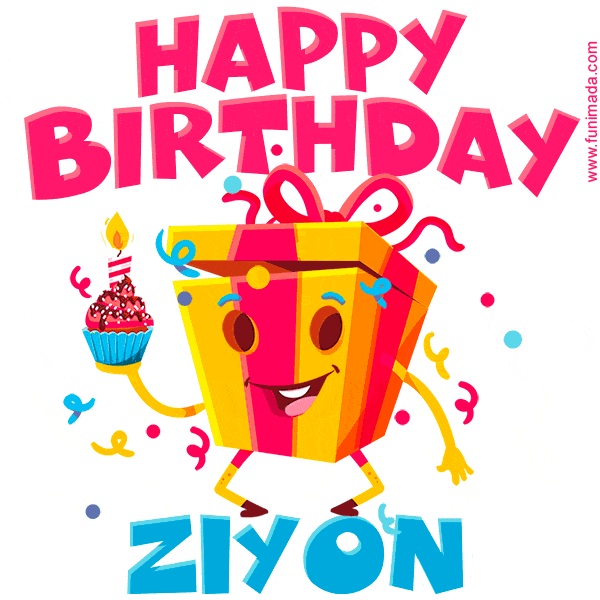 Funny Happy Birthday Ziyon GIF