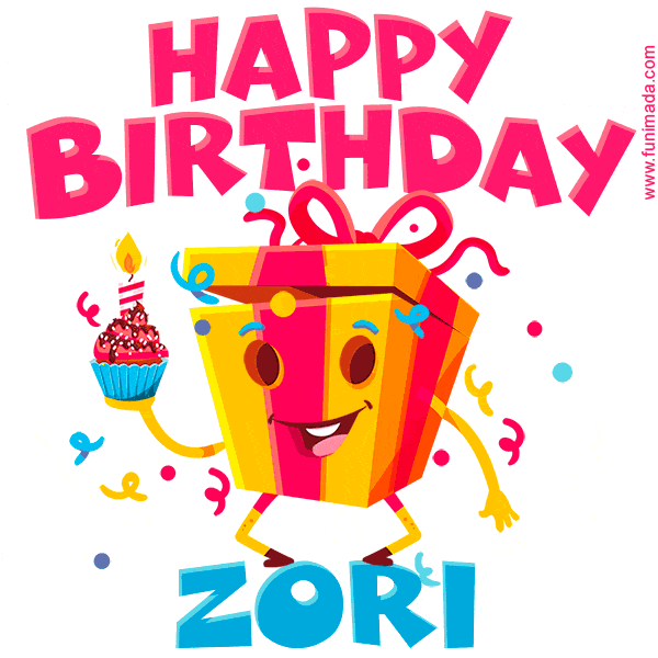 Funny Happy Birthday Zori GIF