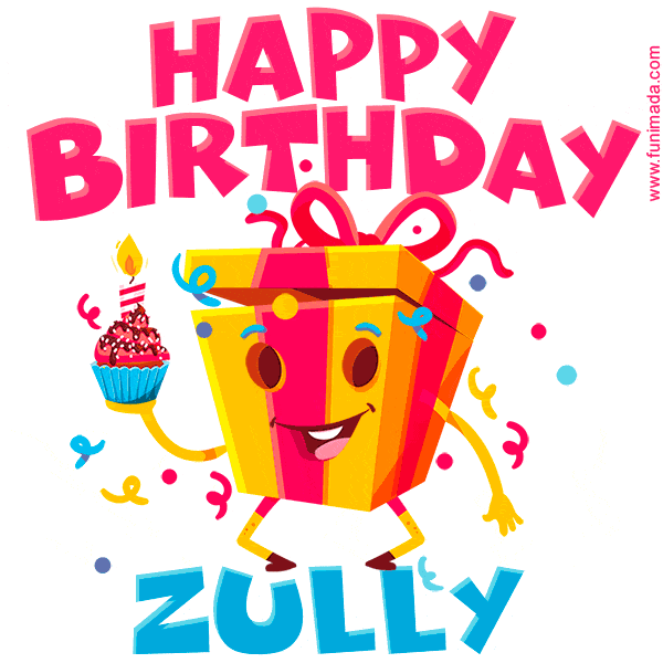 Funny Happy Birthday Zully GIF