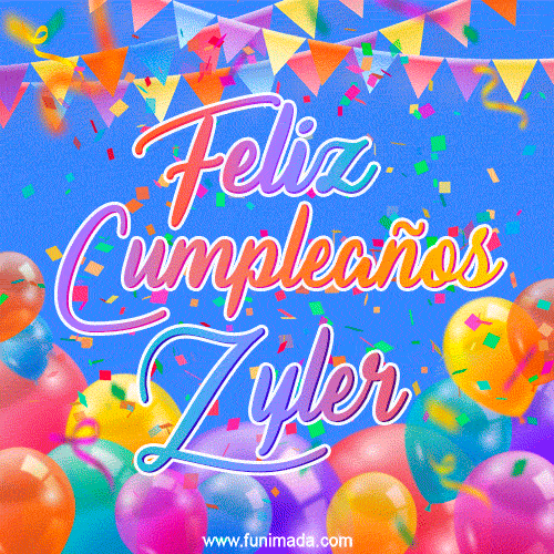 Feliz Cumpleaños Zyler (GIF)