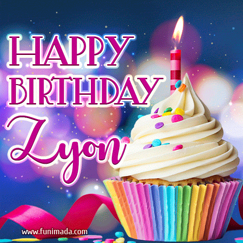 Happy Birthday Zyon - Lovely Animated GIF