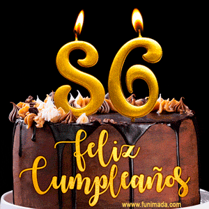 Felices 86 Años - Hermosa imagen de pastel de feliz cumpleaños