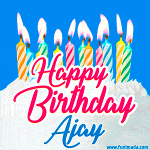 Happy Birthday Ajay GIFs - Download original images on 