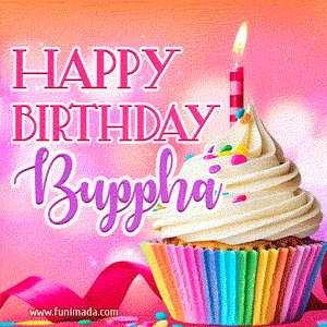 Happy Birthday Buppha - Lovely Animated GIF
