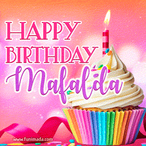 Happy Birthday Mafalda - Lovely Animated GIF