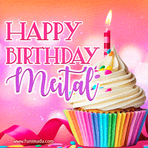 Happy Birthday Meital - Lovely Animated GIF
