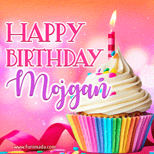 Happy Birthday Mojgan - Lovely Animated GIF