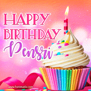 Happy Birthday Pensri - Lovely Animated GIF