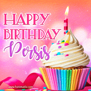 Happy Birthday Persis - Lovely Animated GIF