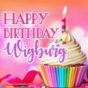 Happy Birthday Wigburg - Lovely Animated GIF