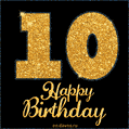 Happy 10th Birthday GIF