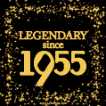 Legendary since 1955. Happy Birthday!