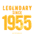 Happy Birthday 1955 GIF. Legendary since 1955.
