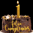 Felices 1 Año - Hermosa imagen de pastel de feliz cumpleaños