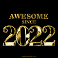 Awesome since 2022 GIF