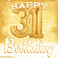 Download & Send Cute Balloons Happy 31st Birthday Card for Free