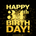 34th Birthday GIF. Best Fireworks Animated Image for 34 Year Olds.