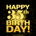 35th Birthday GIF. Best Fireworks Animated Image for 35 Year Olds.