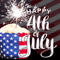 New Happy 4th of July 2024 GIF Image
