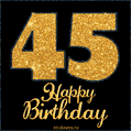 Happy 45th Birthday GIF