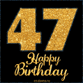 Happy 47th Birthday GIF