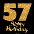 Happy 57th Birthday GIF