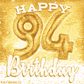 Download & Send Cute Balloons Happy 94th Birthday Card for Free