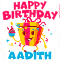 Funny Happy Birthday Aadith GIF