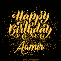 Happy Birthday Card for Aamir - Download GIF and Send for Free