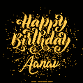 Happy Birthday Card for Aanav - Download GIF and Send for Free