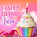 Happy Birthday Aara - Lovely Animated GIF
