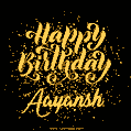 Happy Birthday Card for Aayansh - Download GIF and Send for Free