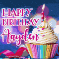 Happy Birthday Aayden - Lovely Animated GIF