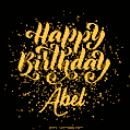 Happy Birthday Card for Abel - Download GIF and Send for Free