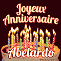 Joyeux anniversaire Abelardo GIF