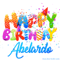 Happy Birthday Abelardo - Creative Personalized GIF With Name