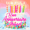 Joyeux anniversaire, Abigael! - GIF Animé