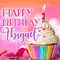 Happy Birthday Abigael - Lovely Animated GIF