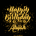 Happy Birthday Card for Abijah - Download GIF and Send for Free